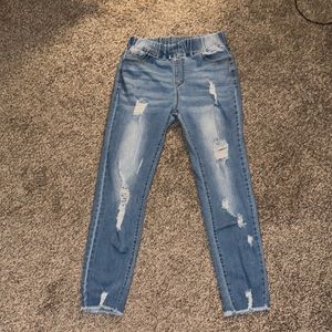 High rise skinny jeans size M from Amazon